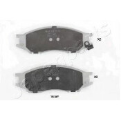 Колодки тормозные дисковые Japan Parts, передние, комплект на ось (4 шт), арт. PA-150AF