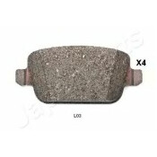 Колодки тормозные дисковые Japan Parts, задние, комплект на ось (4 шт), арт. PP-L03AF