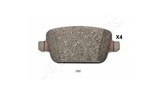 Колодки тормозные дисковые Japan Parts, задние, комплект на ось (4 шт), арт. PP-L03AF