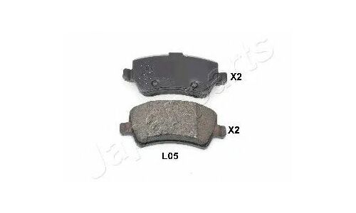 Колодки тормозные дисковые Japan Parts, задние, комплект на ось (4 шт), арт. PP-L05AF