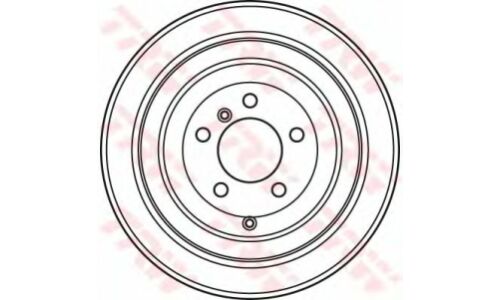 Диск тормозной TRW, задний, арт. DF4954S