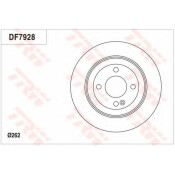 Диск тормозной | зад TRW DF7928