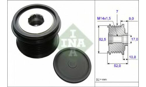 Механизм свободного хода генератора INA, арт. 535 0209 10