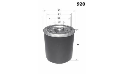 Фильтр воздушный тормозной системы Mecafilter, арт. ELD8102