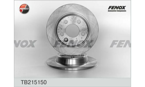 Диск тормозной Fenox, задний, арт. TB215150