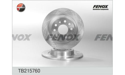 Диск тормозной | зад прав/лев Fenox, арт. TB215760