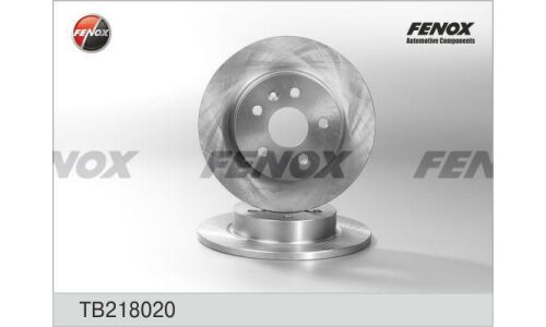 Диск тормозной Fenox, задний, арт. TB218020