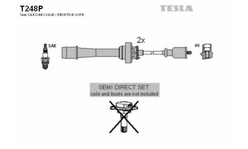Комплект проводов зажигания Tesla, арт. T248P