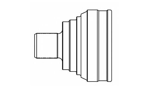 Шарнирный комплект, приводной вал | перед лев GSP, арт. 818203