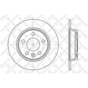Диск тормозной Stellox, задний, правый/левый, 1 шт, арт. 6020-2546-SX