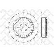 Диск тормозной Stellox, задний, правый/левый, для Peugeot 406, 1 шт, арт. 6020-3721-SX