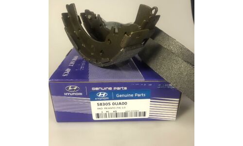 Колодки тормозные барабанные Hyundai/KIA, комплект на ось (4 шт), арт. 583050UA00