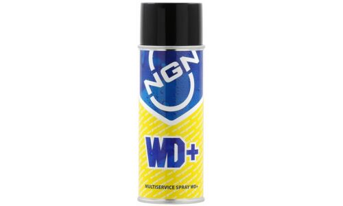Смазка проникающая (жидкий ключ) NGN Multiservice Spray WD+, многоцелевая, антикоррозийная, аэрозоль 400мл, арт. V0009