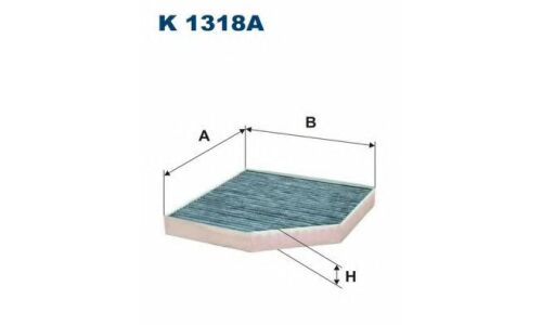 Фильтр салонный Filtron угольный, арт. K 1318A