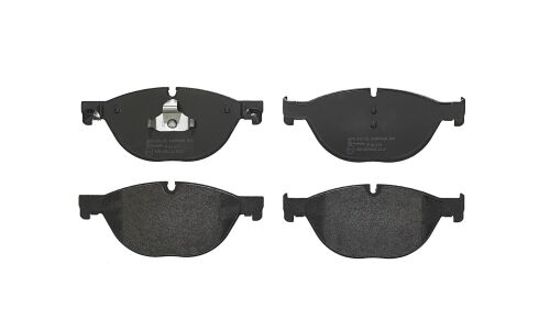 Колодки тормозные дисковые Brembo, комплект на ось (4 шт), арт. P06076