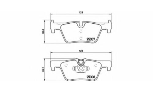Колодки тормозные Brembo дисковые, арт. P06071