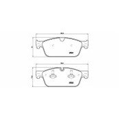 Колодки тормозные Brembo дисковые, арт. P50102