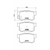 Колодки тормозные Brembo дисковые, арт. P79027