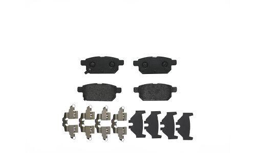 Колодки тормозные дисковые Brembo, комплект на ось (4 шт), арт. P79029