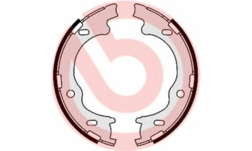 Колодки тормозные барабанные Brembo, комплект на ось (4 шт), арт. S30529