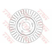 Диск тормозной TRW, передний, арт. DF6174