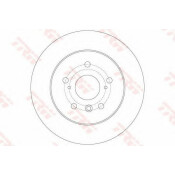 Диск тормозной | зад TRW DF6176