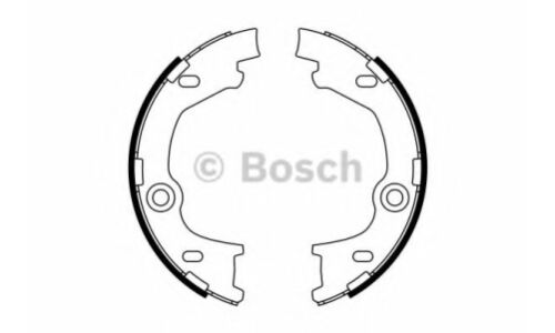 Колодки тормозные барабанные Bosch, комплект на ось (4 шт), арт. 0 986 487 777