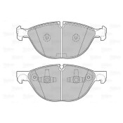 Колодки тормозные дисковые | перед Valeo, арт. 601128