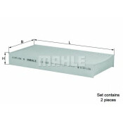 Фильтр салонный Knecht, арт. LA 122/S