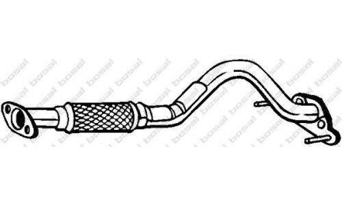 Фрагмент выхлопной трубы Bosal, с гофрой, для Hyundai Getz, арт. 750-133