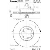 Диск тормозной Brembo, арт. 09A53120