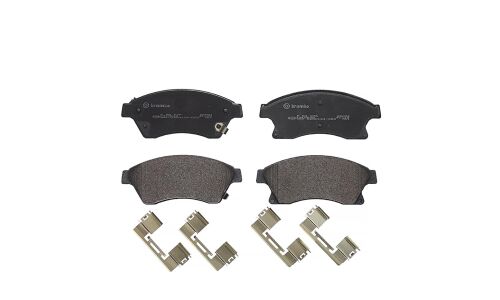 Колодки тормозные дисковые Brembo, комплект на ось (4 шт), арт. P59076