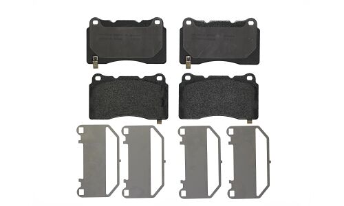 Колодки тормозные дисковые Brembo, комплект на ось (4 шт), арт. P59079