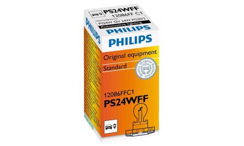 Лампа галогенная Philips Vision PS24W (PG20/3, G18.5), 12В, 24Вт, 1 шт, арт. 12086FFC1