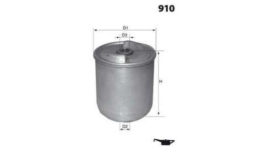 Фильтр масляный HCV MECAFILTER, арт. EHC8503