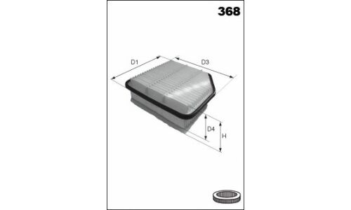 Фильтр воздушный MECAFILTER, арт. ELP9297