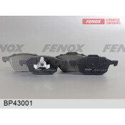 Колодки тормозные дисковые Fenox передние, комплект на ось (4 шт), арт. BP43001
