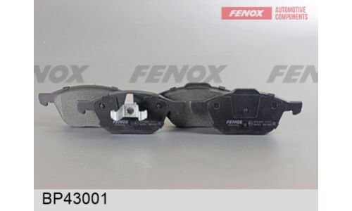 Колодки тормозные дисковые Fenox передние, комплект на ось (4 шт), арт. BP43001
