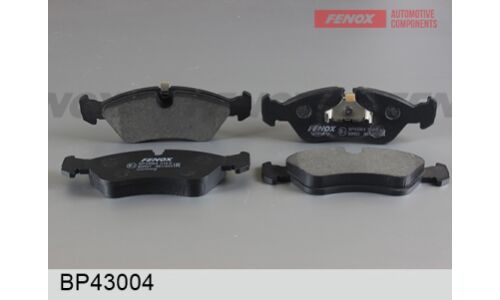 Колодки тормозные дисковые Fenox, передние, комплект на ось (4 шт), арт. BP43004