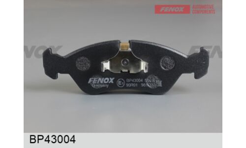 Колодки тормозные дисковые Fenox, передние, комплект на ось (4 шт), арт. BP43004