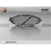 Колодки тормозные дисковые Fenox, передние, комплект на ось (4 шт), арт. BP43013