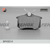 Колодки тормозные дисковые Fenox, задние, комплект на ось (4 шт), арт. BP43014