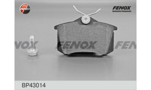 Колодки тормозные дисковые Fenox, задние, комплект на ось (4 шт), арт. BP43014
