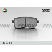 Колодки тормозные дисковые Fenox задние, комплект на ось (4 шт), арт. BP43016