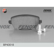 Колодки тормозные дисковые Fenox передние, комплект на ось (4 шт), арт. BP43018