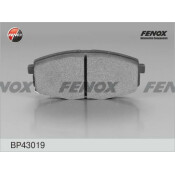 Колодки тормозные дисковые Fenox, передние, комплект на ось (4 шт), арт. BP43019