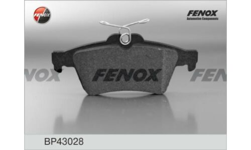 Колодки тормозные Fenox дисковые, арт. BP43028