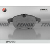 Колодки тормозные дисковые Fenox, передние, комплект на ось (4 шт), арт. BP43073