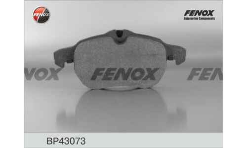 Колодки тормозные дисковые Fenox, передние, комплект на ось (4 шт), арт. BP43073