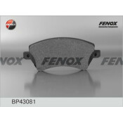 Колодки тормозные дисковые Fenox передние, комплект на ось (4 шт), арт. BP43081